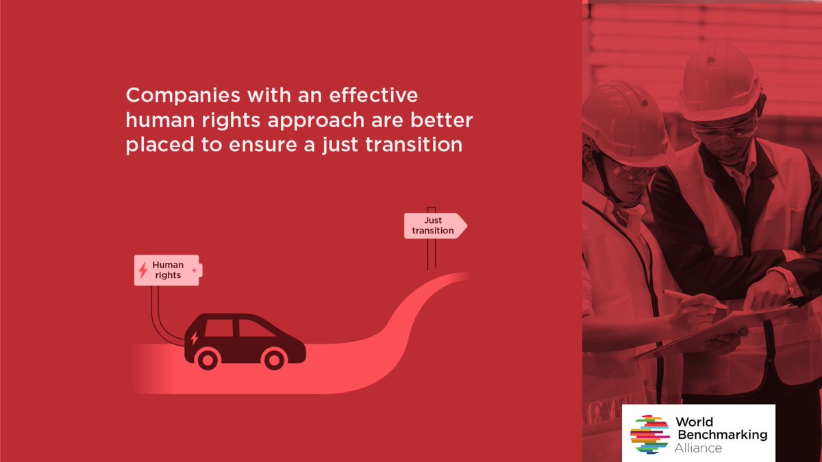 sofiadelvallet's tweet photo. There is a + correlation between a company’s human rights score &amp; its performance in our 2021 #justtransition assessment. Just transition plans are a concrete way for businesses to operationalise their responsibility to respect human rights in the face of the climate crisis. https://t.co/u94UMctBXe