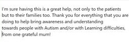 getmebetter's tweet photo. What lovely feedback to start the week!
#AcuteLiaison
#ReasonableAdjustments
#QualityImprovement
#LeedsBestPlaceForLearningDisability https://t.co/gtxfCJ9kkh
