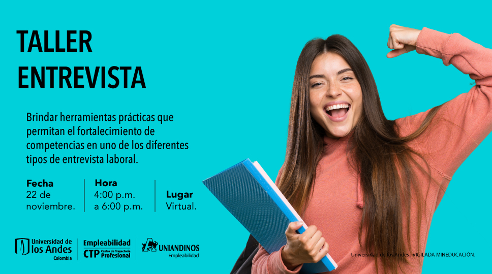 Las entrevistas dan un poco de susto y más aún cuando nos preguntan cosas atípicas, o es una entrevista grupal... Para ayudarte a mejorar tus habilidades para salir adelante en las entrevistas está este taller ¡Inscríbete! 
Link:bit.ly/entrevista-ctp
***
#CTP