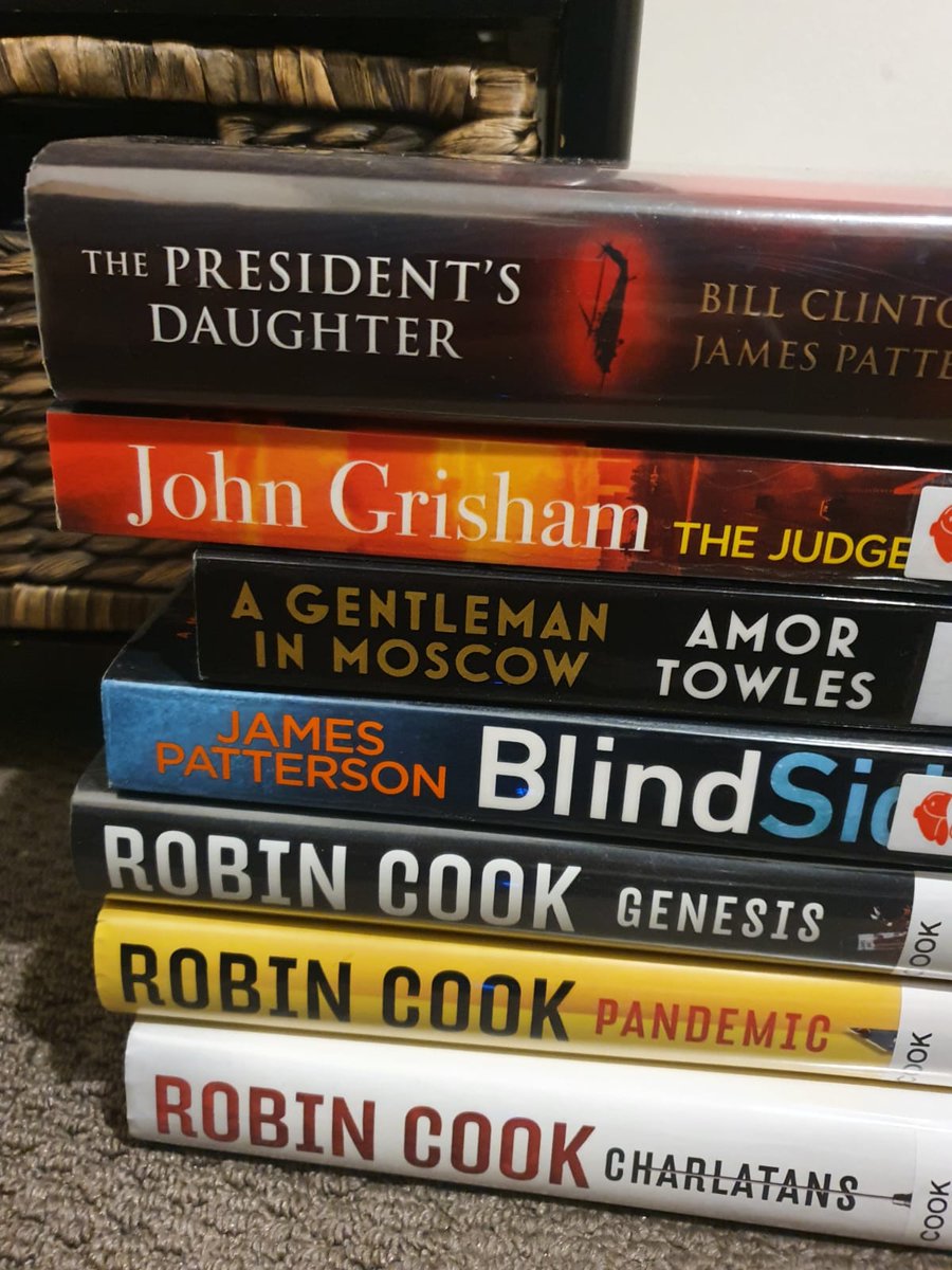 Another amazing stack for the fortnight. 
What's your favourite genre?
#JohnGrisham #RobinCook #AmorTowles  #JamesPatterson #BookStackMelbourne #MelbourneBooks #Melbourne
#bookshelfofficial #JoharBros #bookstagramcanada #booksofinstagram #bookstagramaustralia