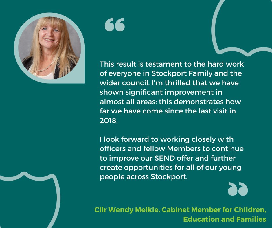 Today the result of our recent SEND revisit were published on the Ofsted website, and we're thrilled that we were found to be much improved! Read more on the council website: orlo.uk/wd9Id