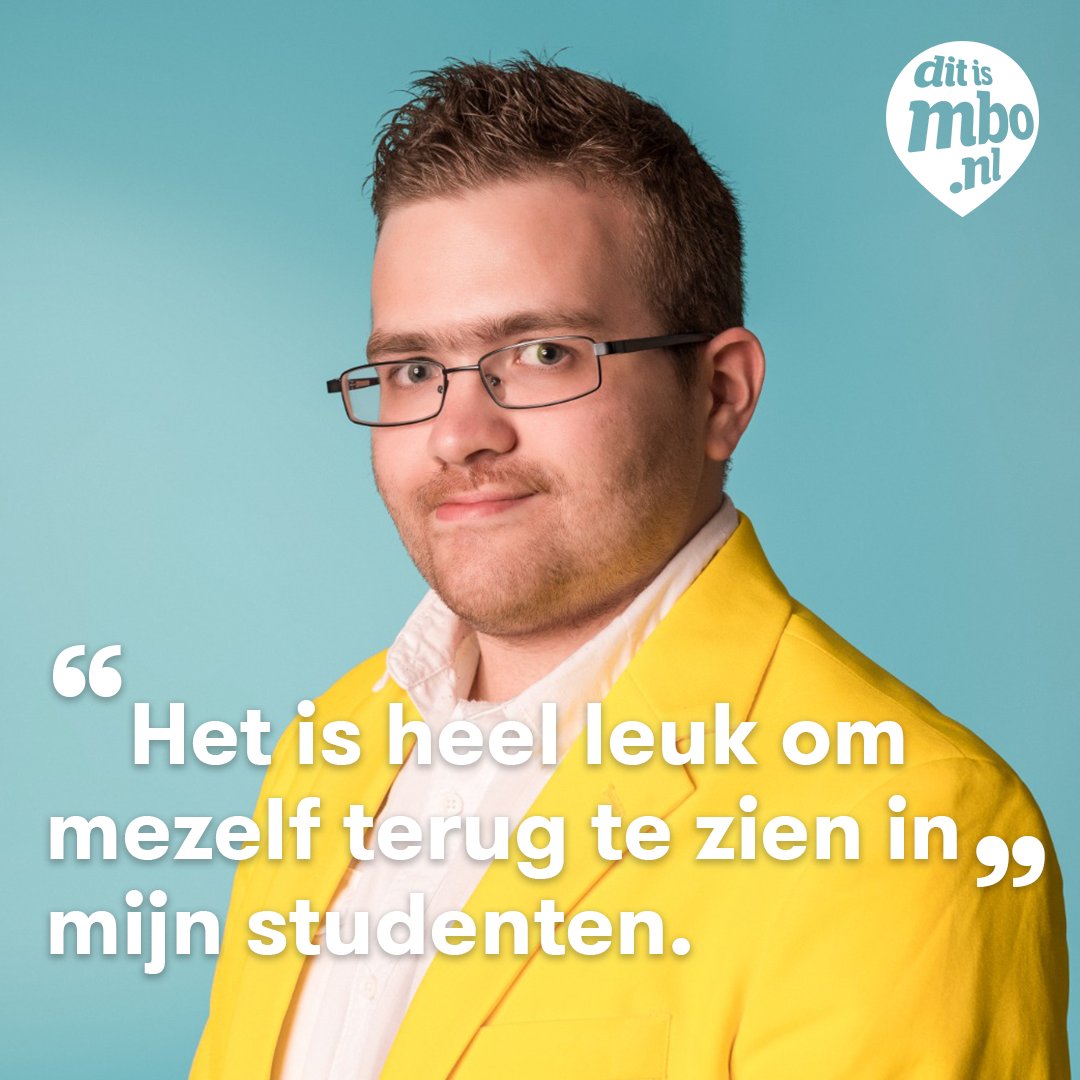 Richard Put begon naar eigen zeggen ‘onderaan de ladder’. In 2018 deed hij mee aan Mbo'ers pakken aan en hij kreeg de smaak te pakken! Meedoen was voor hem de bevestiging dat hij goed bezig was. Geef jij jouw studenten ook deze kans? Meld je dan nu aan!
ditismbo.nl/nieuws/meedoen…