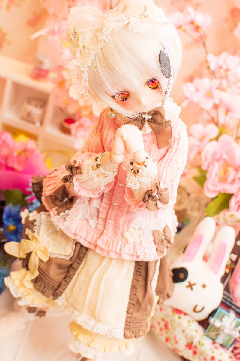 お得なキャンペーンを実施中 machi様製 MDD用ドレス 骨姫 ピンク
