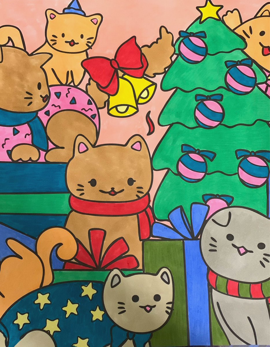 bonbonsandbooks's tweet photo. • Done ✔️ from the book #kawaiikittiescoloring
• Book is by #chartwellbooks
• Using #vangoughcastleart #glittergelpens #ohuhumarkers for #mistyshollyjolly2022
•
.
.
.
#adultcoloring #coloringforstressrelief #adultcoloringforum #adultcoloringbook https://t.co/tjTStaJnF5