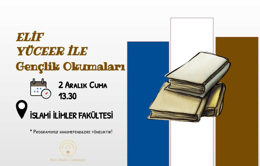 Elif Yüceer hocamız ile Gençlik Okumaları'na başlıyoruz. 🎉
Program süresince hocamızın riyasetinde birkaç kitap tahlil edilecek olup tahlili yapılacak ilk kitap İmam Gazzâlî'nin (rh.) "Kendini Aldatan İnsan" kitabıdır.
Başvuru linki:
docs.google.com/forms/d/e/1FAI…