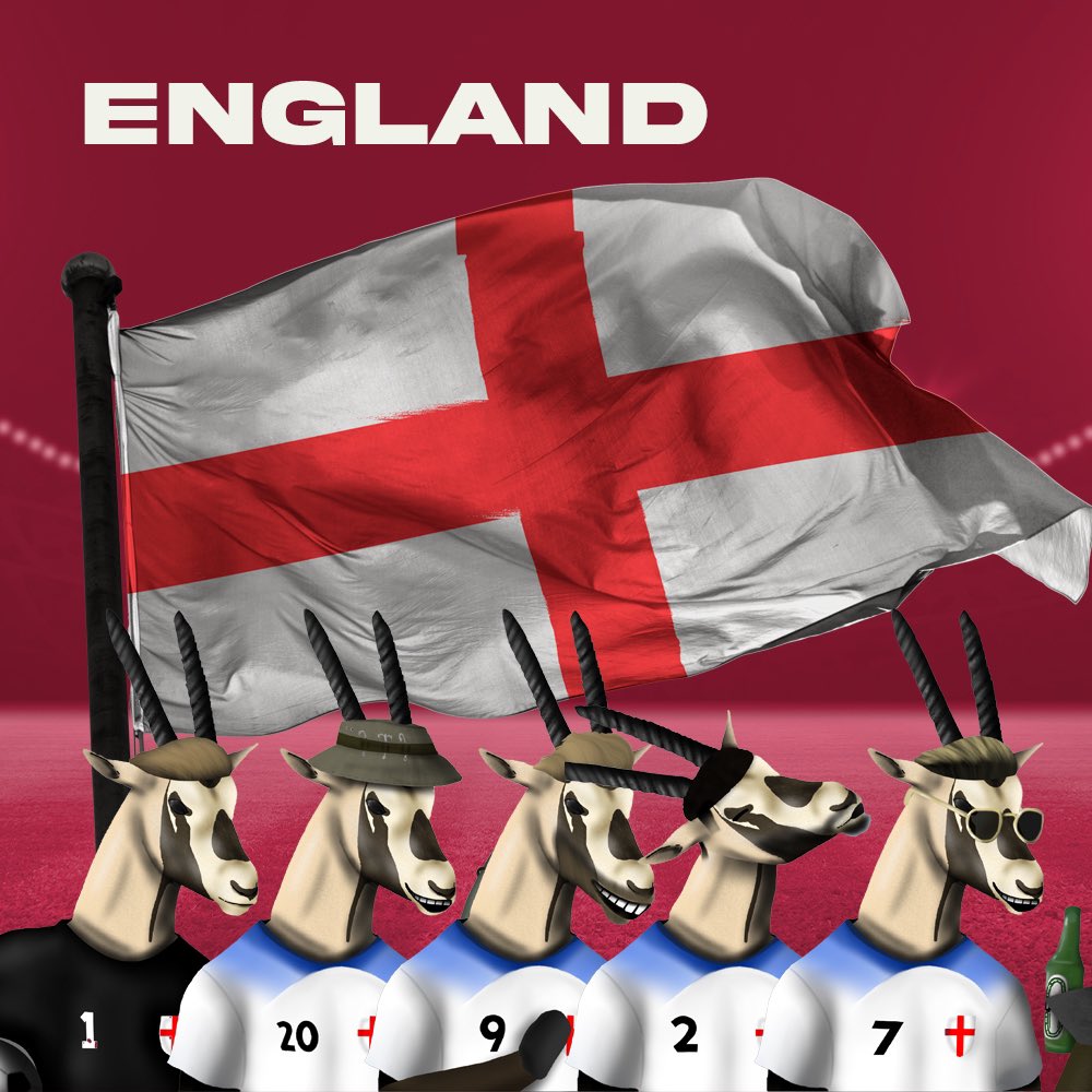 🏴󠁧󠁢󠁥󠁮󠁧󠁿                                      #NFTCommunity #nfts #nftcollector #nftart #nftcollectibles #NFTdrop  #cryptocurrency #Ethereum  #cryptoartist #NFTGiveaway #opensea #football #sports #oxo #WorldCup2022 #WorldcupQatar2022