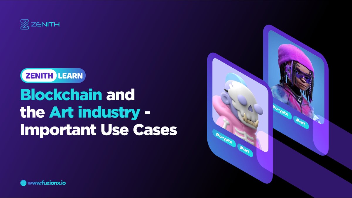 zenithchain_co's tweet photo. The art world is embracing blockchain technology 🚀🙌

Here's how blockchain is changing the art industry for the better 👇 
https://t.co/ExBewNmZIg

#Zenithchain #Zenithlearn #FuzionX #FTX #Bitcoin https://t.co/eQuDb64bE0