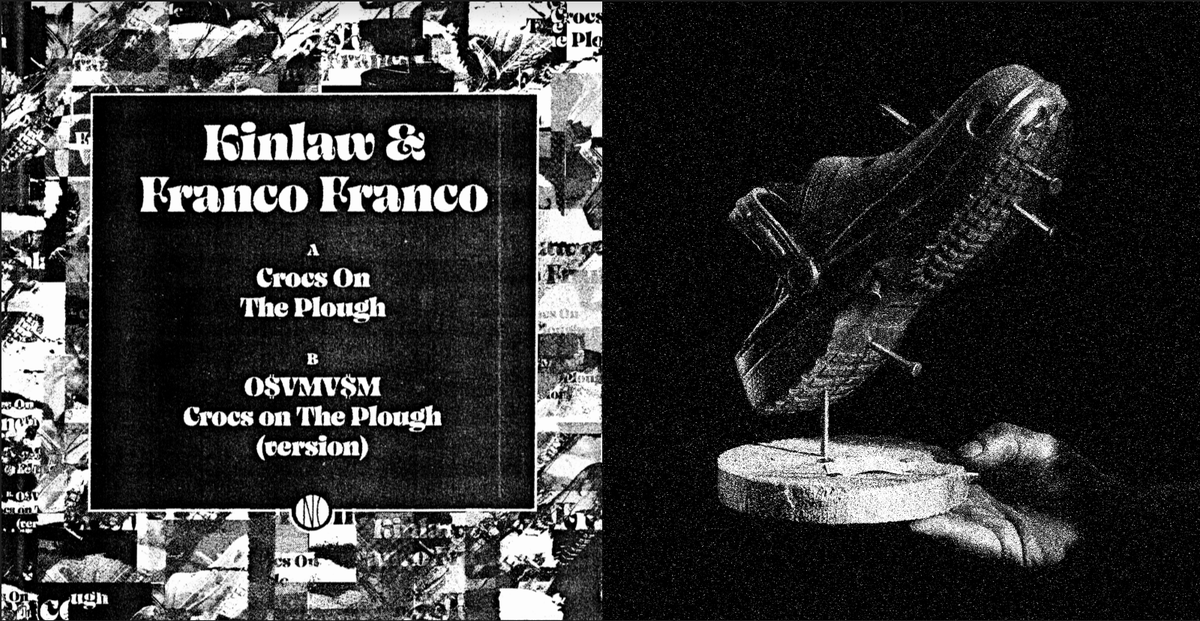 Even after a few moons of the usual pressing plant delay stuff - we're still mighty excited to release this next one in our 7" series 
(which has been going since 2013, but is only just about to release it's 7th 7"!) -

KINLAW &amp; FRANCO FRANCO + O$VMV$M >>

HIT 
<a href="/rwdfwd/">RWDFWD</a>
 28/11/22
