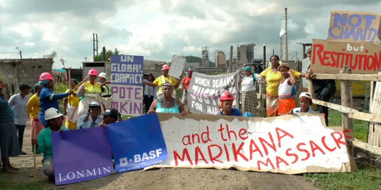 Warm invitation: Hybrid event <a href="/BROT_furdiewelt/">Brot für die Welt</a> on the situation at #Marikana, South Africa
Launch of the study “Waiting for justice. 10 years after the massacre in Marikana”
This Thursday, November 24, 3-5pm CET
To register, click "Anmeldung" here: brot-fuer-die-welt.de/termin/im-bren…