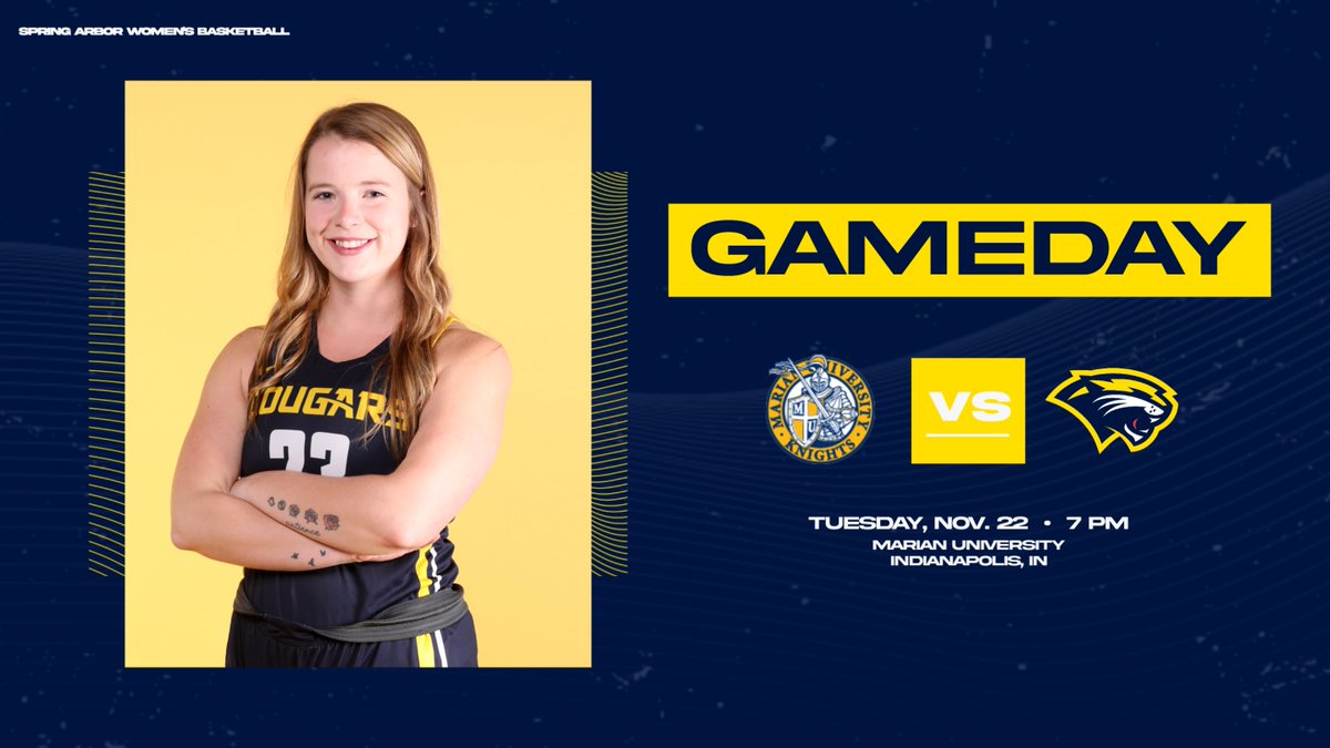 SAUCougars's tweet photo. 🏀 | 𝗚𝗔𝗠𝗘𝗗𝗔𝗬

🆚 (8) Marian
⏰ 7pm
📍 Indianapolis, IN
📊 https://t.co/Fa781XHa1Y
📺 https://t.co/DQIgkIBXVS

#SAUCougars | @SAUCougarsWBB https://t.co/Q4eIsks8h8