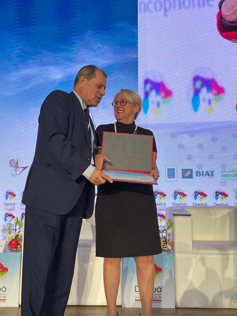 Riche moment lors de la plénière sur "Entrepreneuriat des #jeunes et des #femmes dans l’Espace Francophone à l’ère de la Transition Numérique" au "FEF Djerba 2022". Incroyable de partager le point de vue du #Québec et du @ReseauRFAQ 
#SommetDjerba2022 #Francophonie <a href="/DjerbaFR2022/">Sommet de la Francophonie de Djerba 2022</a>