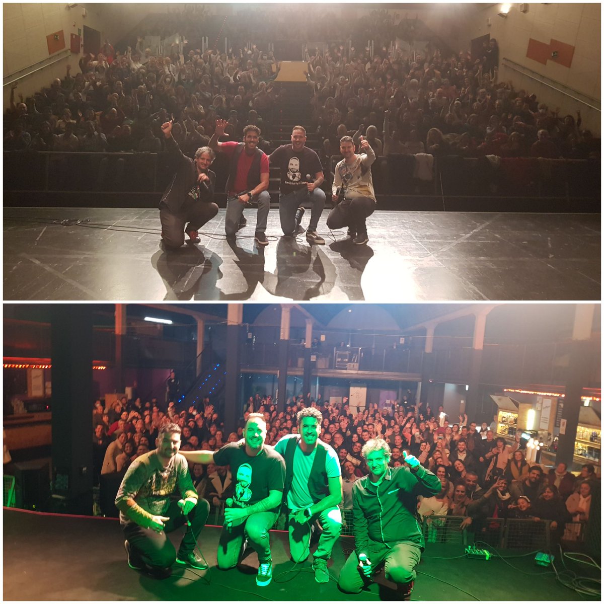 El cuarteto andaluz de comedia APELLIDOS ANDALUCES 
vuelven a conquistar el.pasado fin de semana Vitoria y Burgos 💯🔝

🗓 ÚLTIMAS FECHAS DEL 2022 ‼
26/11 #SEVILLA <a href="/TeatroPathe/">Teatro Pathé</a> 
27/11 #BILBAO <a href="/Bilborockbilbao/">Bilborock</a> 
7/12 #MÁLAGA <a href="/lacocheracabare/">La Cochera Cabaret</a>

ℹ Info vitaminproducciones.com