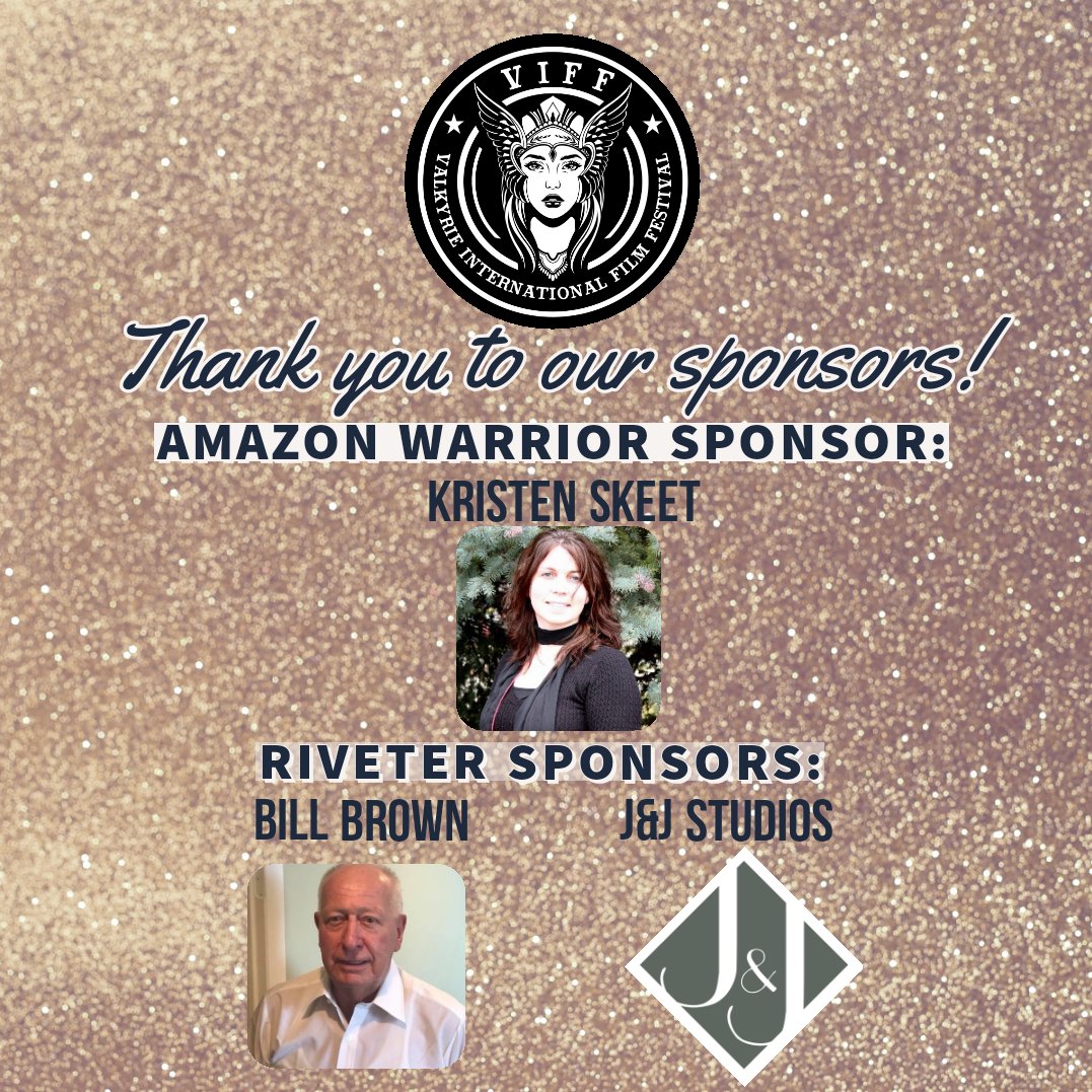 Thank you to Kristen Skeet, Bill Brown, and J&J Studios for becoming our sponsors. Check out our sponsorship tiers and become a sponsor today:
valkyriefilmfest.com/sponsorships
#valkyrieinternationalfilmfestival #BuffaloNY #FilmFestival #WomeninBusiness #SmallBusiness #sponsorship #sponsor