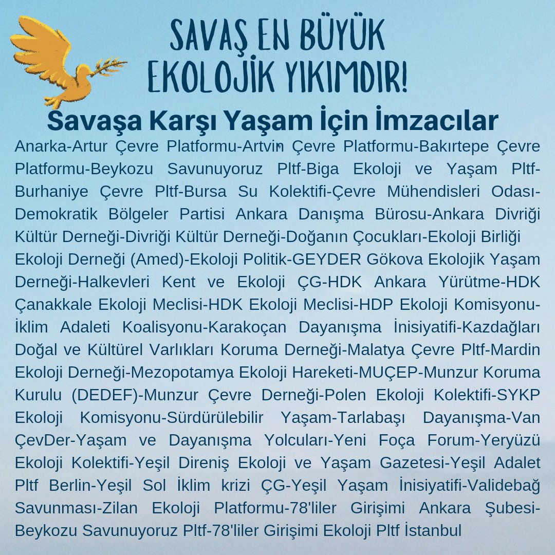 #SavasaDurDeYasamıSavun #SavasaHayır