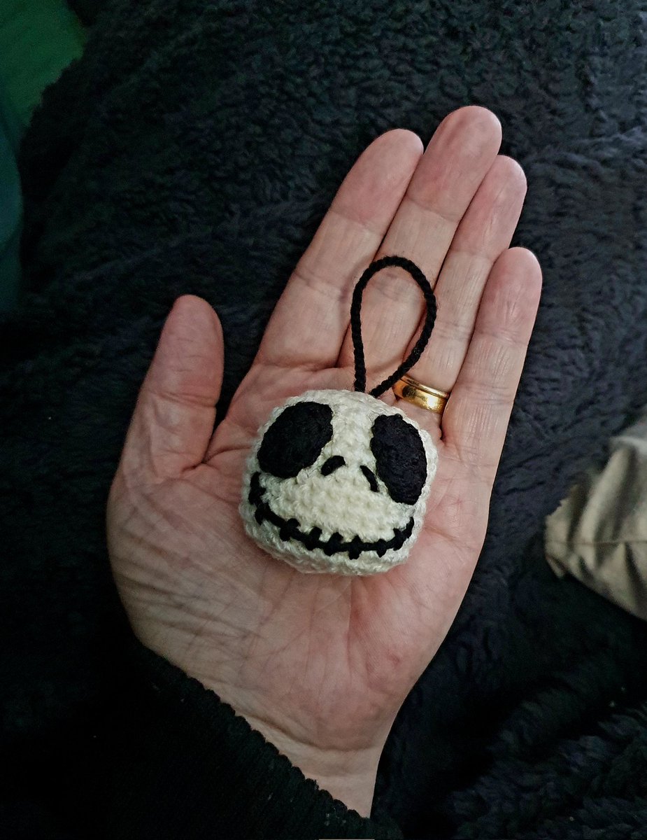 About as Christmassy as I get! #jackskellington #crochetuk #crochetkeepsmesane #MentalHealthMatters