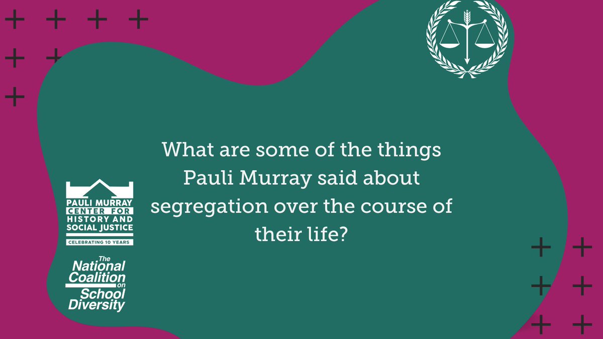 PauliMurrayCntr's tweet photo. Happy Birthday #PauliMurray Twitter Chat Question 2: https://t.co/450lp2RjwS