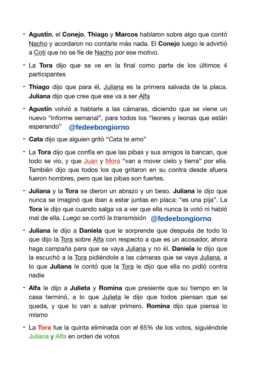fedeebongiorno's tweet photo. la casa estuvo muy paranoica ayer en #GranHermano https://t.co/lHd3k0Erao