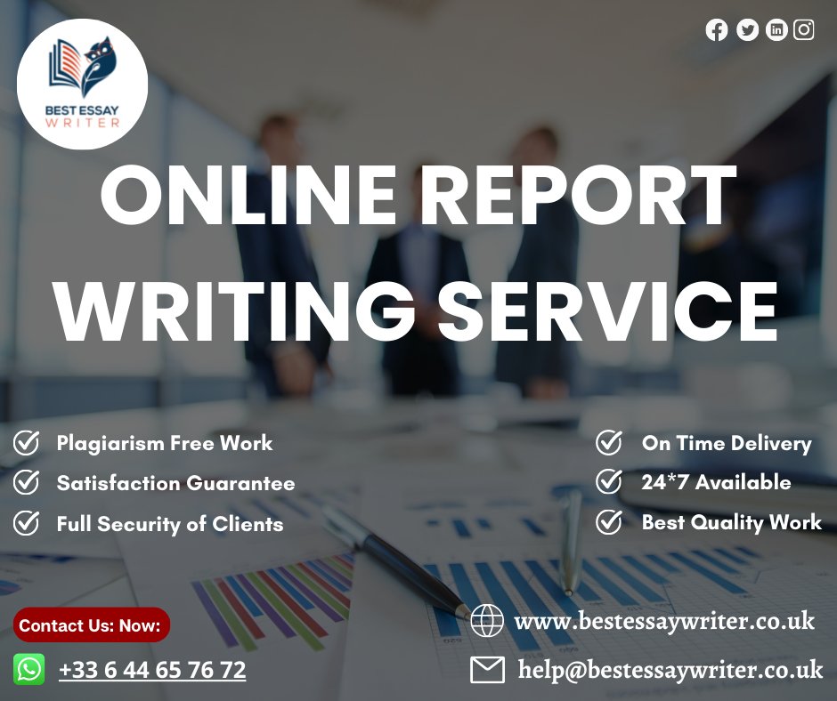 BestEssayWrit13's tweet image. Be confident! Because you choose our Online Report Writing Services. 

Order Now:

#reportwriting #reportwritingservice #onlinereportwritingassignmenthelp #reportwritinghelp #writingassignment #writinghelp #assignmenthelp #assignments #help #bestessaywriter