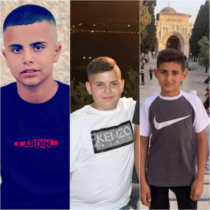 AlqudsNabd's tweet photo. اعتقلت قوات الاحتلال صباحًا ثلاثة أطفال وهم محمد مصطفى الخواجا، ومحمد مراد عميرة، ومحمد حسين عميرة من بلدة نعلين - رام الله..
#أطفالنا_أحرار https://t.co/r5KMoaj6ck