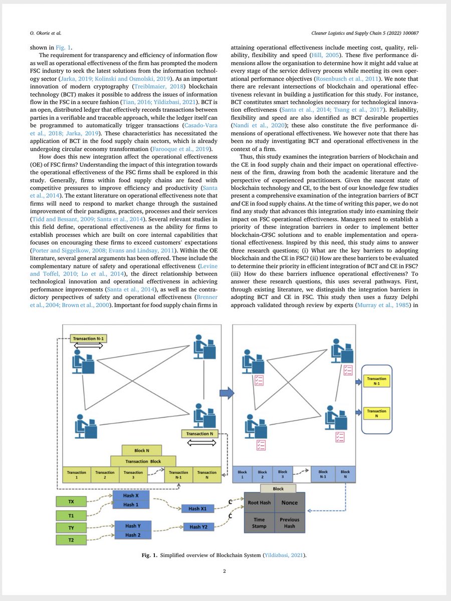 okechuokorie's tweet image. Our article “Removing Barriers to Blockchain use in Circular Food Supply Chains: Practitioner Views on Achieving Operational Effectivenes” is now available online.

The article link:
lnkd.in/e2RaX2um

Many thanks to my co-authors and the respondents who provided data.