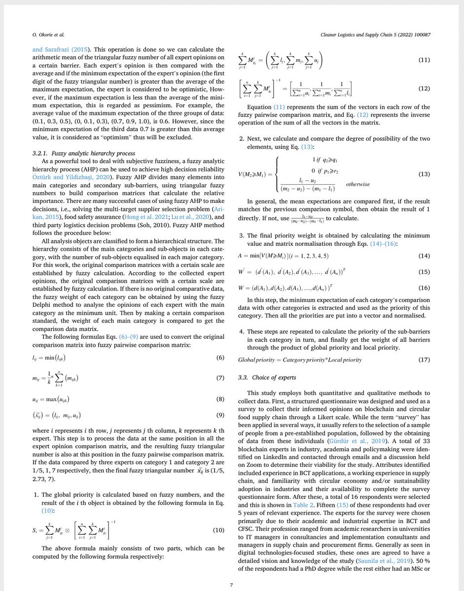 okechuokorie's tweet image. Our article “Removing Barriers to Blockchain use in Circular Food Supply Chains: Practitioner Views on Achieving Operational Effectivenes” is now available online.

The article link:
lnkd.in/e2RaX2um

Many thanks to my co-authors and the respondents who provided data.