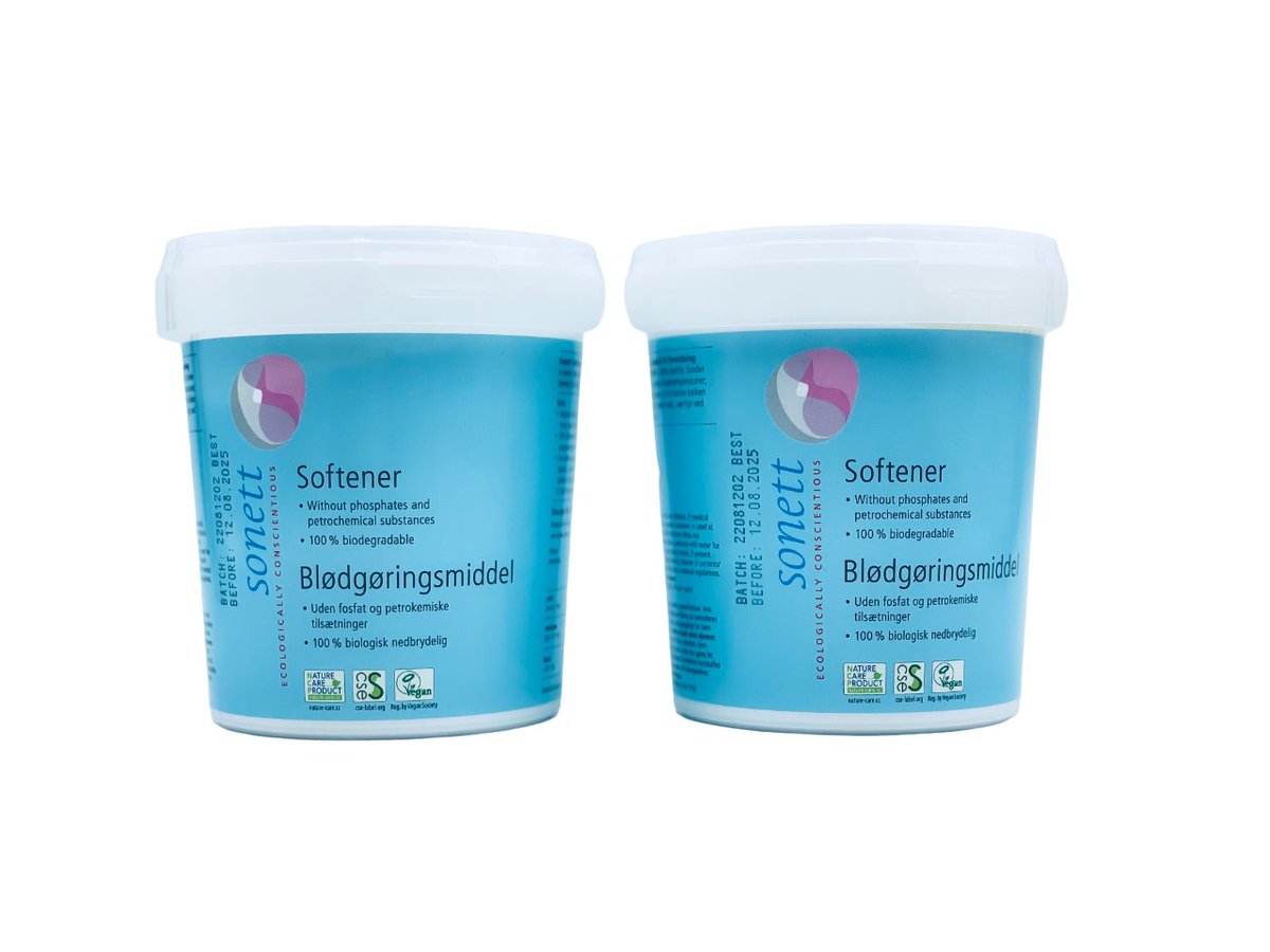 SonettUSA's tweet photo. The Sonett Ecologically Softener100%Biodegradable
<made from pure vegetable and mineral raw materials>
Contact us: general@sonettusa.com
#NatureBeauty #art #minerals #softener #home #detegent #nyc #california #cleaning #clothes #biologisk #naturecare #future https://t.co/1fOjYRZl3V
