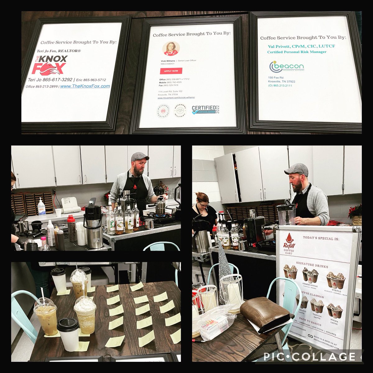 lottselementary's tweet photo. Thank you Vicki Williams of Movement Mortgage, Teri Jo Fox of The Fox Real Estate Group, &amp; Val Privett of Beacon Insurance Advisers for treating our staff to Refill Coffee Cart today! ☕️ #allottselementary #coffeecart #lottspta @lotts_pta https://t.co/afRtOjJfmX