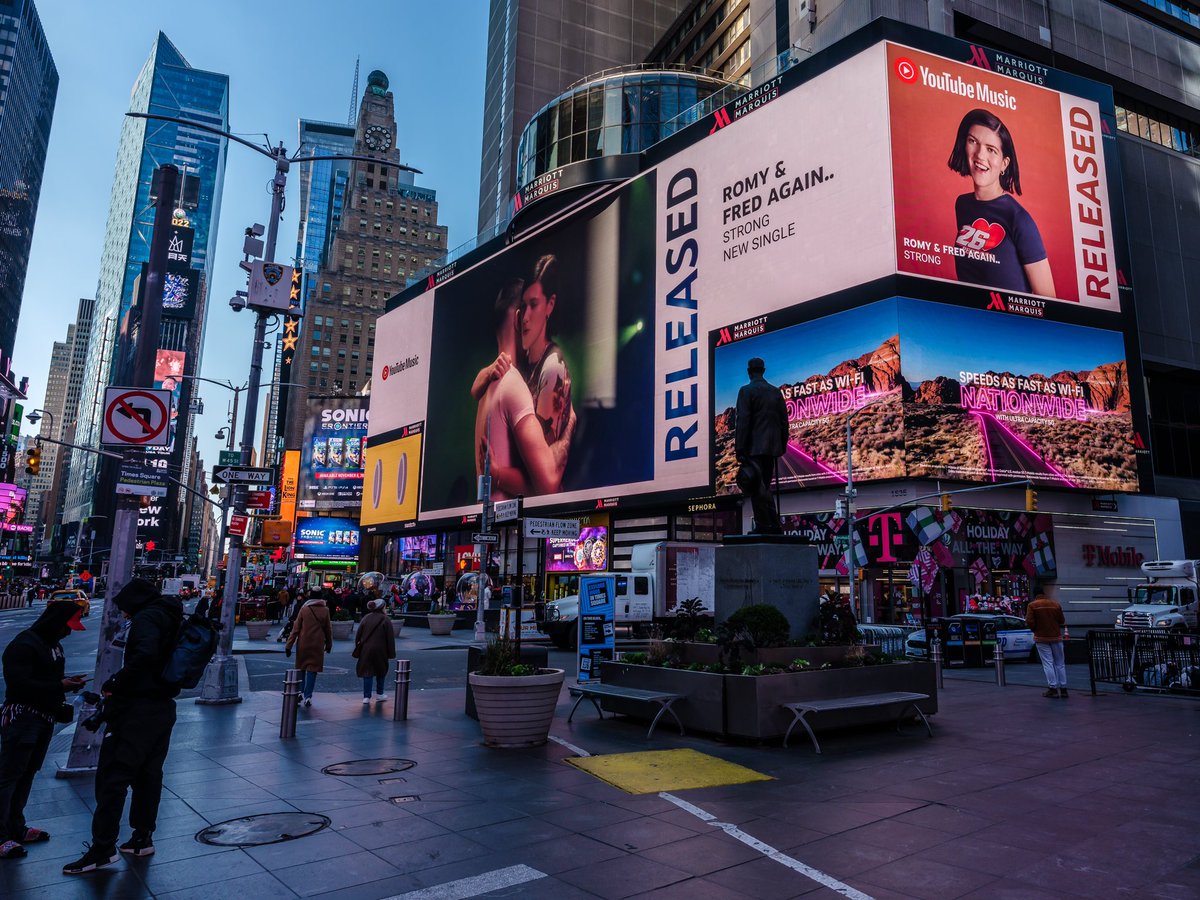 Romy (@romyromyromy) on Twitter photo Strong has been out for 1 week now, and I just wanted to say the biggest thank you for listening 💖 and thank you for putting us up in NYC lights <a href="/youtubemusic/">YouTube Music</a> 💖
yt.be/music/Strong Strong has been out for 1 week now, and I just wanted to say the biggest thank you for listening 💖 and thank you for putting us up in NYC lights <a href="/youtubemusic/">YouTube Music</a> 💖
yt.be/music/Strong
