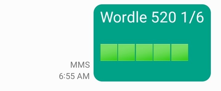 I think I should retire from Wordle today.