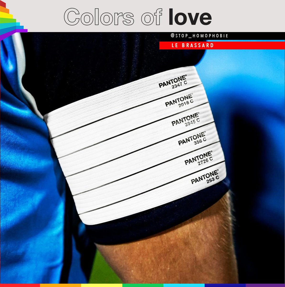 #ColorsOfLove La <a href="/FIFAcom/">FIFA</a> menace de « sanctions sportives » les Fédérations qui avaient prévu de porter un brassard anti-discriminations pendant le #Mondial. Nous en avons imaginé un pour contourner l'interdiction. Nous vous invitons à l'adresser aux équipes #Qatar2022