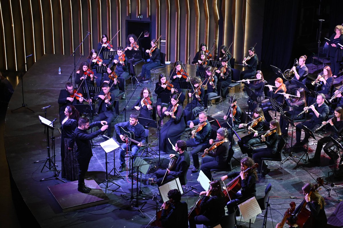 TheodorakisOrch's tweet photo. #Snapshots from the first #concert of M.T.S.O. on #tour to #Serbia in November '22. https://t.co/SpoBJk0xPG
