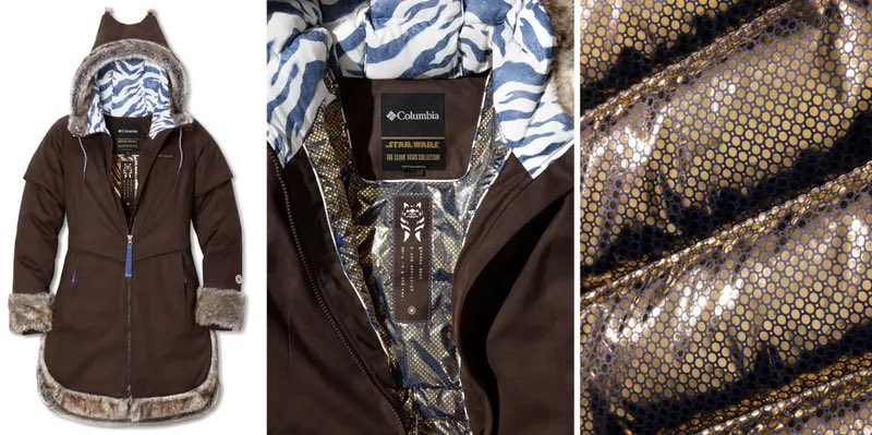 Columbia's new Star Wars: The Clone Wars Winter Wear 😍