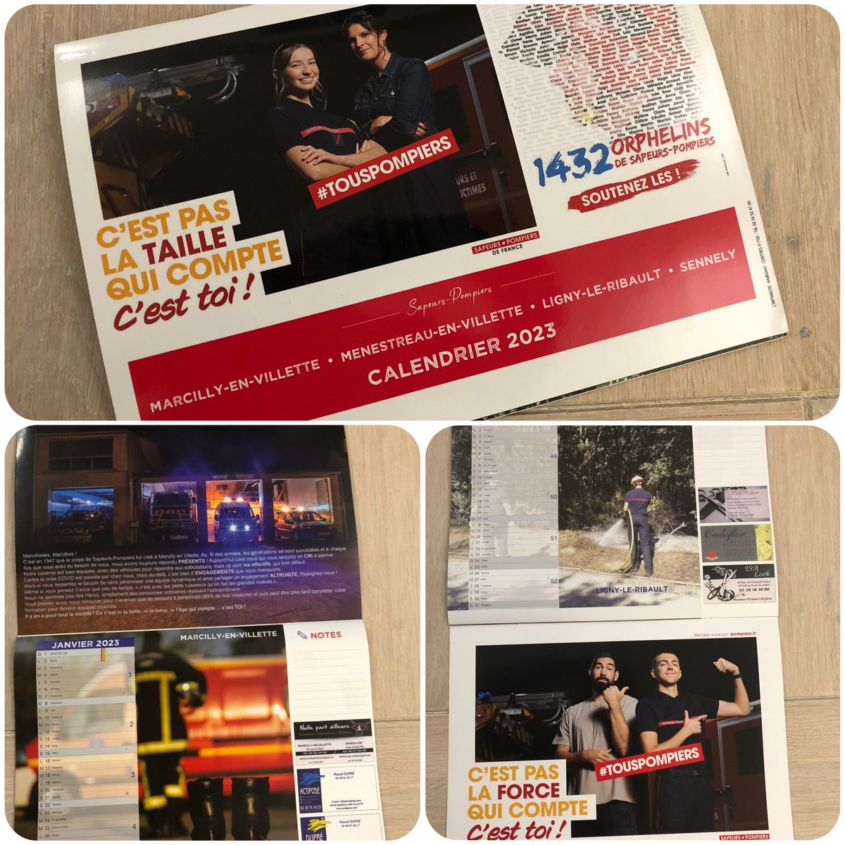 MichelGougou's tweet image. #EtCestParti ! La saison des calendriers 2023 est lancée … Un peu décalée, mais on a la campagne nationale !!! Et on n’oublie pas nos Pupilles. Cc @PompiersFR @OdpPompiers 💪💪💪 Merci au réseau associatif, de l’amicale à la Fédé, qui nous aura permis cette belle réalisation.