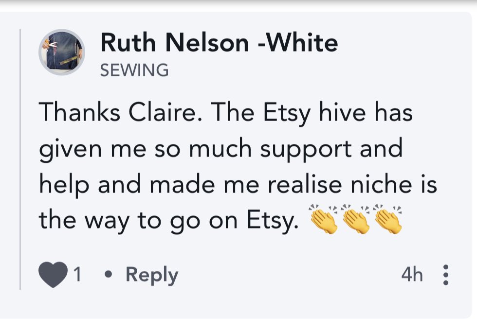 Alignandvibe's tweet photo. Love hearing this from my Etsy Hive members! Ruth just got her 150th sale on Etsy! If you want more of the same… the link to join my Etsy membership group is open! #MHHSBD #etsysocial #etsyseller https://t.co/hrbwMFgbjc