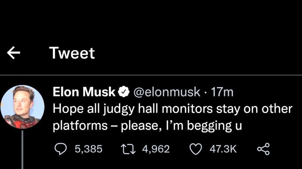 woke-mind-virus-on-twitter-elonmusk-judgy-hall-monitors-is-a-weird