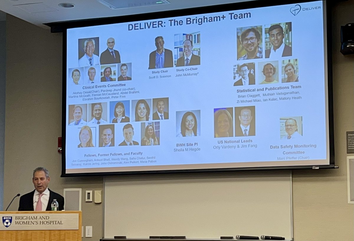 Inspiring #BrighamCVGrandRounds today by @scottdsolomon Describing remarkable and hopeful journey of progress in #HFpEF drug development Closing with this last chapter from #DELIVER delivertrial.org ICYMI Recording soon to be available: bwhedtech.media.partners.org/programs/cvgr/