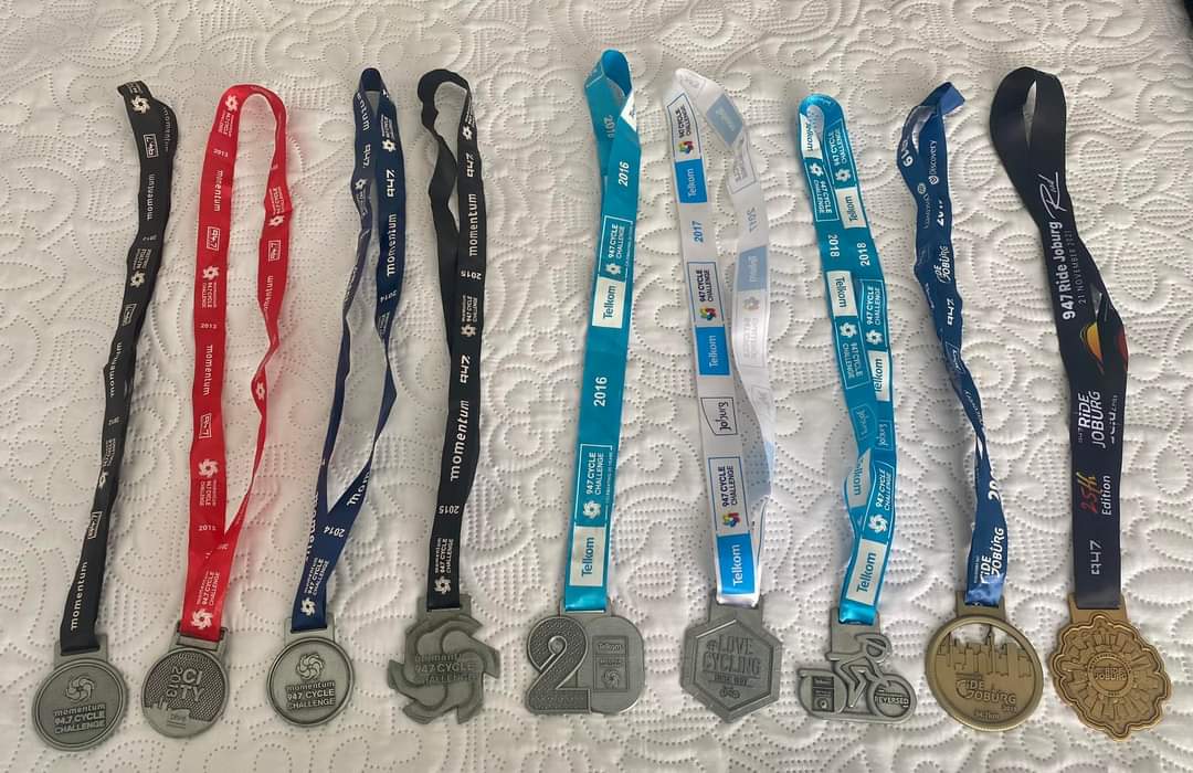 Meet Mophethi and this is his story...."10th 947 medal in the bag mission accomplished. When I started cycling in 2012 94.7 was my first ever race..."You inspire greatness and we are proud of you Champ 🏆 
#SCC
#Oebonabjang
<a href="/Cycling_SCC/">Soshanguve Cycling Club</a> 
#RideJoburg