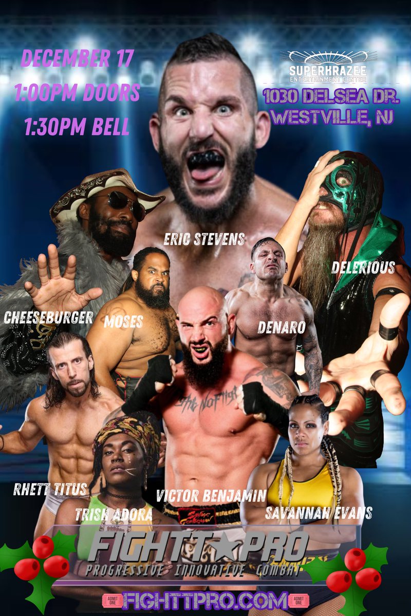 If you want to see what the SPORT of Professional Wrestling truly looks like

Then checkout <a href="/FighttProW/">FIGHTT PRO</a> all this week as we will be releasing every match from our last show

Enter The FIGHTT ROUND 2 

Also Join The FIGHTT 12-17-22 &amp; witness <a href="/RealSavageGent/">Savage Gentleman Victor Benjamin</a> vs @suplexandsubmit