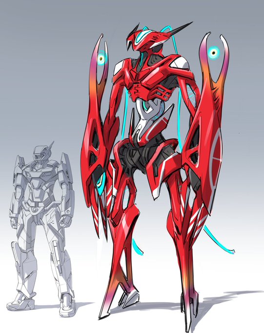 思い付きで敵ロボ 