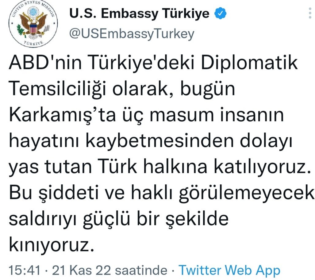 Kaan Kutlu ATAÇ on Twitter "Eğip bükmeden...terör saldırısı. Salt