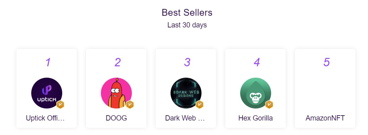 DOOG_NFT's tweet photo. #NFTCommunity You must try @upticknft ( @uptickproject ) my first month I'm from the best sellers https://t.co/DE74q1LxCs