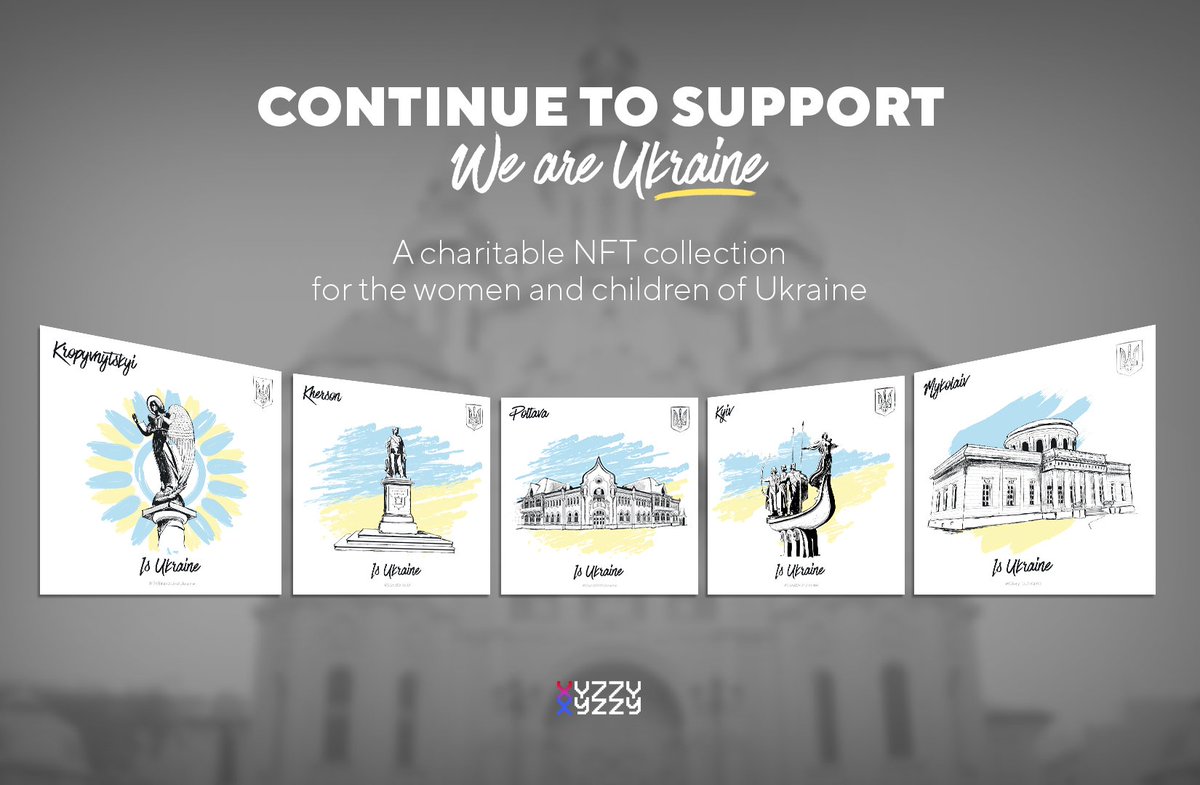 We appreciate all your selfless acts of generosity.

Let’s continue to show our willingness to help the women and children of Ukraine.
