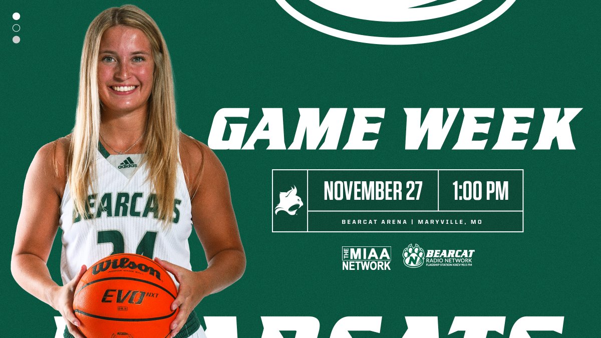 nwbearcatwbb's tweet photo. Back home on Sunday to take on Peru State 🔽

🆚 Peru State
📅 : Sunday, November 27
⏰ : 1 p.m.
📍 : Bearcat Arena
🖥 : https://t.co/qvG0v2ydLa
📻 : https://t.co/XwWHF9gaO3
📊 : https://t.co/fxjzEfE0OQ
🎟 : FREE https://t.co/xWSHVVuReA