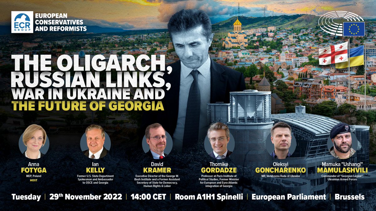 🔴#Georgia🇬🇪 belongs to the Collective West. The network trying to keep the country under the influence of Russkij Mir has to be exposed and we need to properly address this problem & make sure that Georgia’s future lays within the Transatlantic family. Join us next week 👇