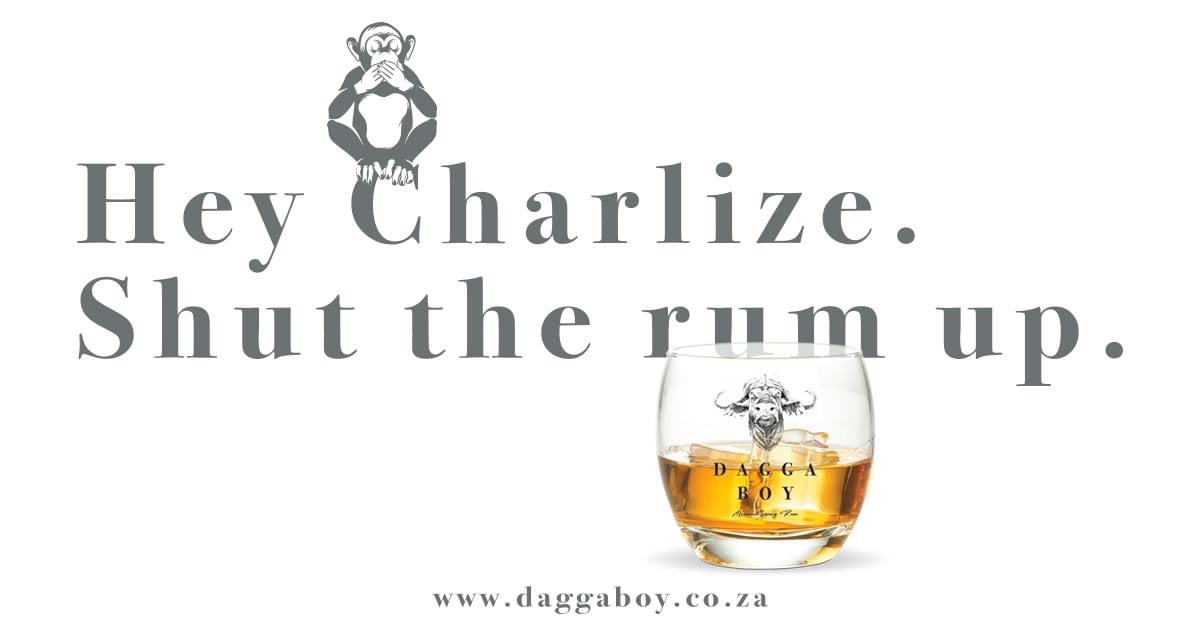 daggaboyrum's tweet photo. We’d send you bottle #44 but that was enjoyed already. Sorry🥃🥃🥃 #charlize https://t.co/nLkkIh50tC