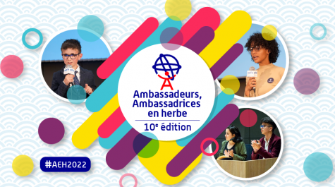 aefeinfo's tweet photo. #AAEH2022🌍| "Mers et océans : quels enjeux pour la planète ?", un thème passionnant pour les élèves qui ont participé à la 10e édition d’Ambassadeurs et ambassadrices en herbe

🏆Lauréats et coups de cœur du jury final de ce tournoi mondial d’éloquence
👉https://t.co/cUVluTmbIk https://t.co/lKfaCUShPp