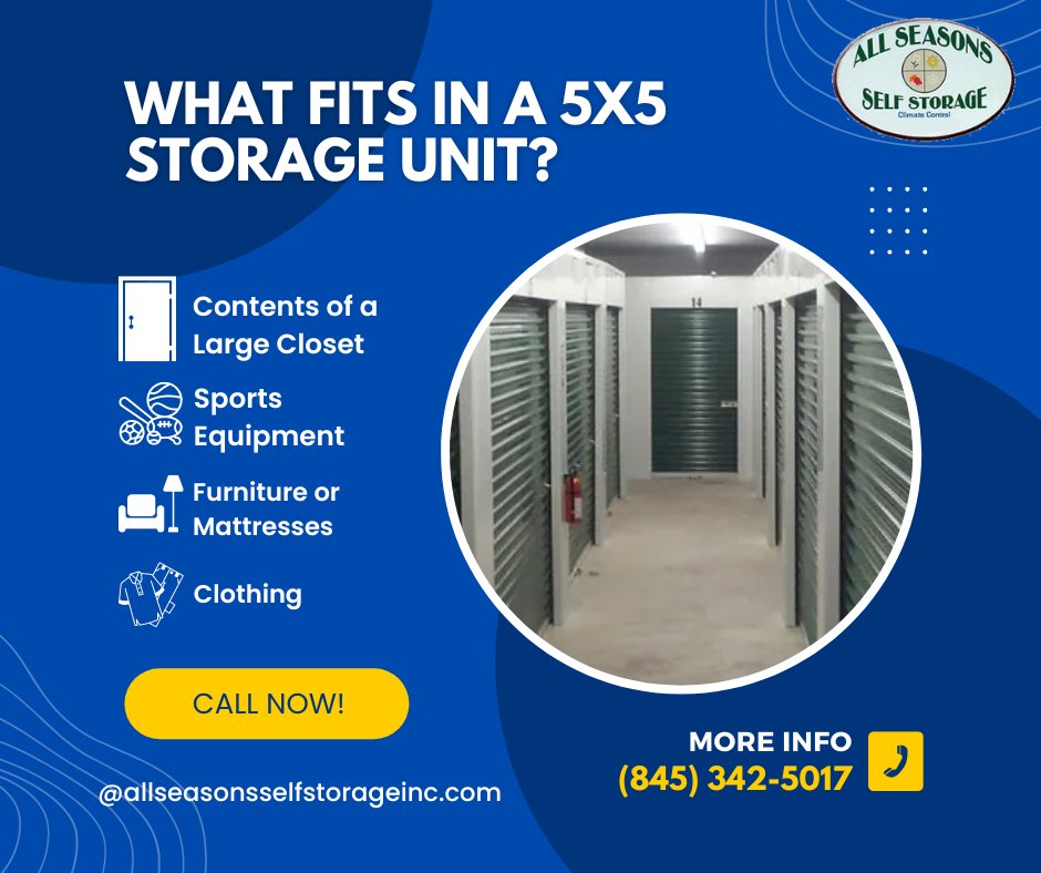 Here are a few common things found in 5x5 storage units. Additional questions, give us a call. 
#5x5storage #nystorage #middletownny #storage #local #localbusiness #localbusinesses #localbusinesssupport #localbusinesslove #localbusinessesworkingtogether #happymonday #monday