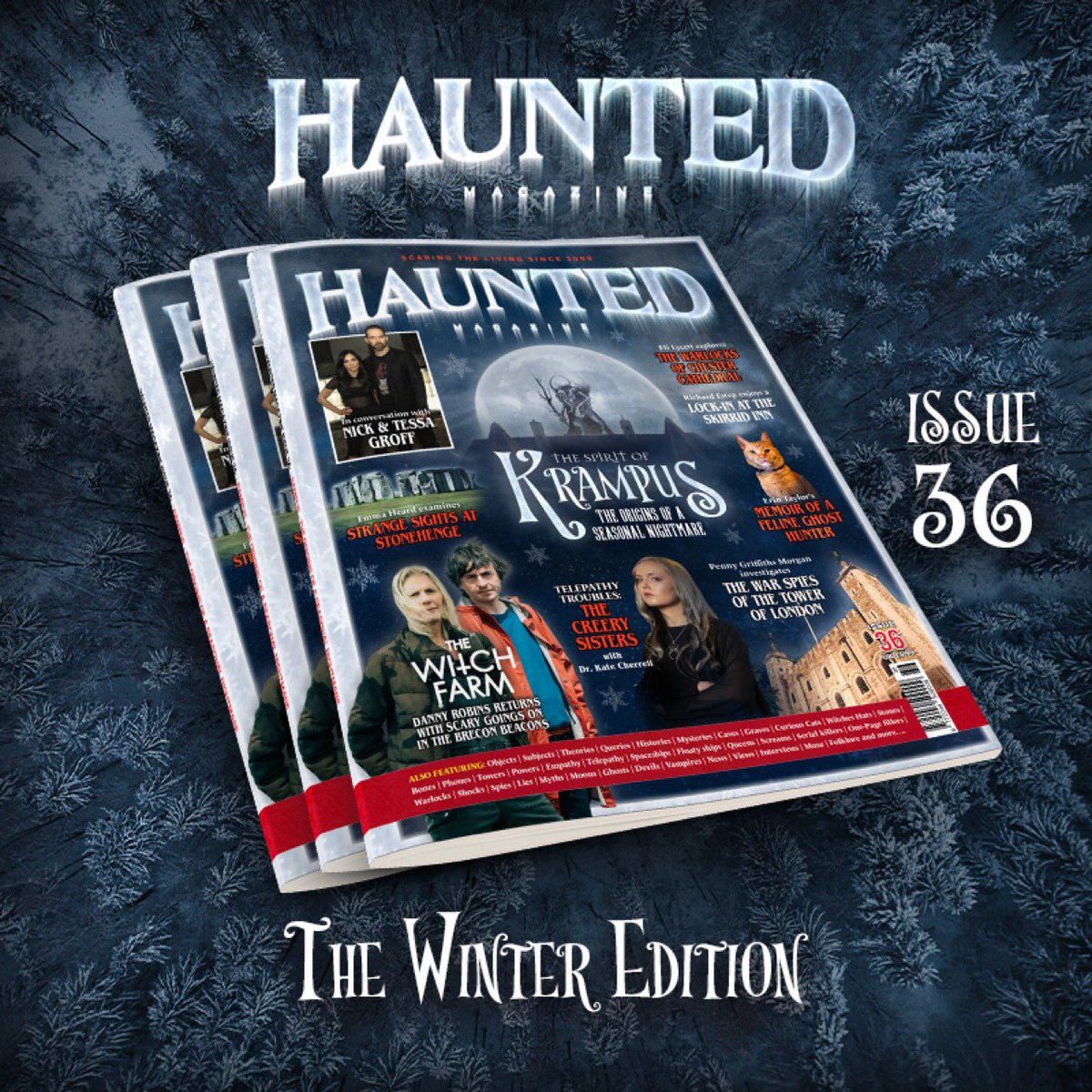 danklaes's tweet photo. Issue 36 is now avail for pre order! Featuring Nick Groff and Tessa Groff. Pre order your copy now as they will be here soon! #haunted #magazine #magazinefeature #holidaygifts

Secure your copy here -> https://t.co/zOz0DYHsK9 https://t.co/GqiVo0MRjz