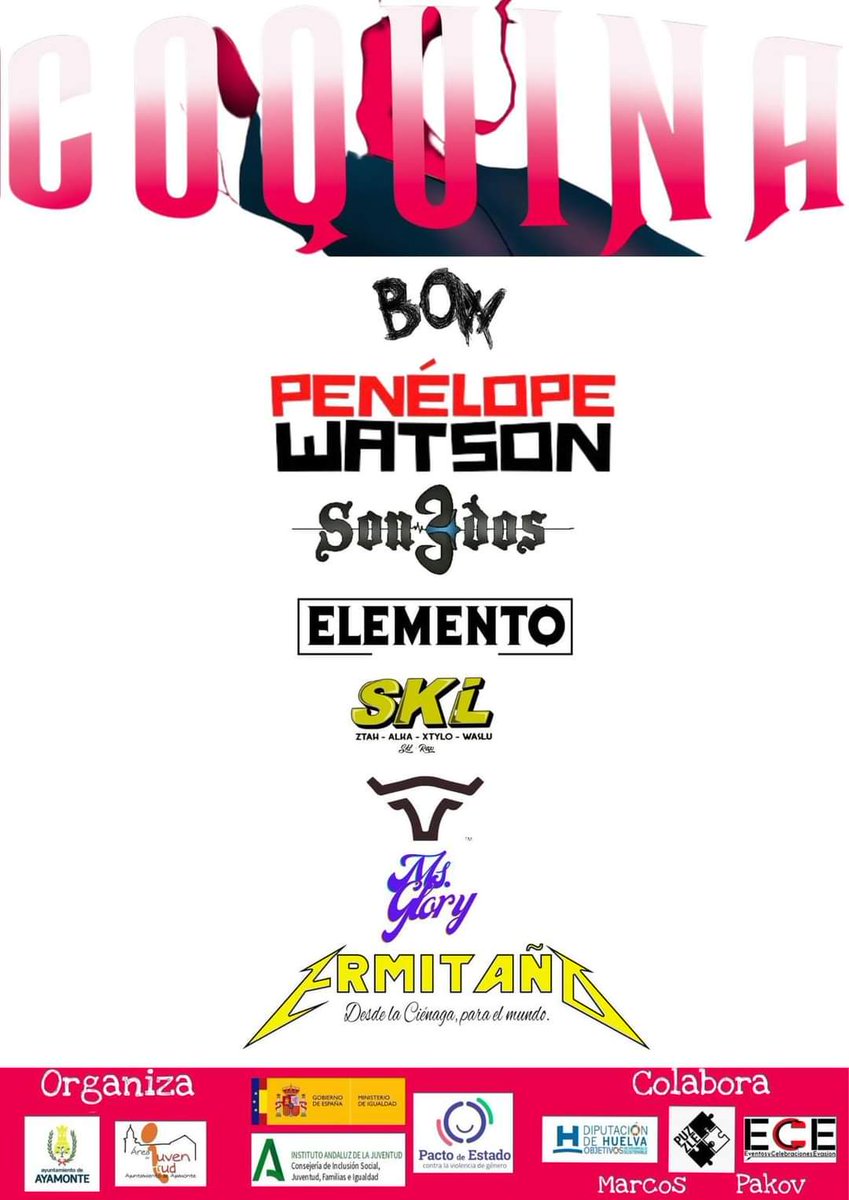 BowOfficialBand's tweet photo. Este sábado 26, tenemos una cita en la tercera edición del "Coquina Style Fest" a partir de las 12 de la mañana, en la Plaza de España en Ayamonte. Os esperamos!!!!!! https://t.co/5QlzTWa4RP