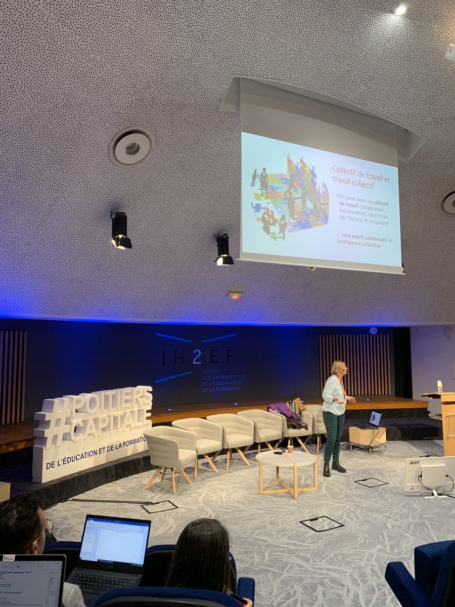 F_Saunier's tweet photo. Ouverture formation ⁦⁦⁦@Ih2ef⁩ volet 3 plan d’accompagnement managérial ouverture ⁦Charles Torossian et conférence I. Barth management collaboratif, leadership pédagogique, dimensions managériales et vision d’un collectif https://t.co/PKyWNaygxS